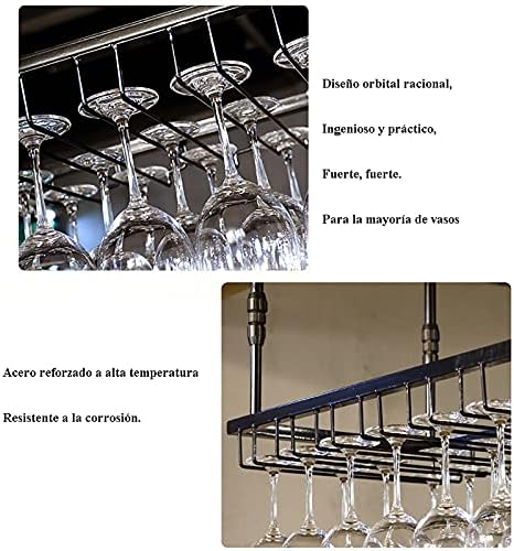 XONJEMU Wall-Mounted Wine Rack Black 2414 Feet