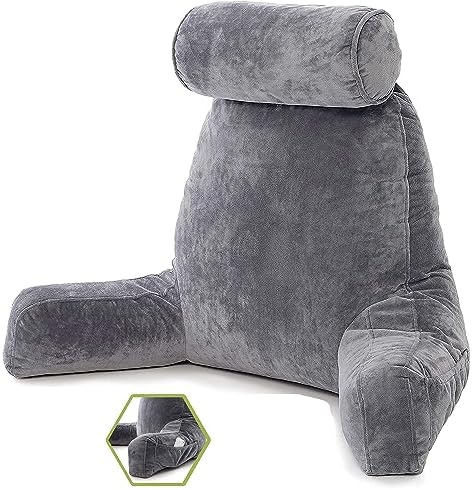 ZIRAKI Extra Large Reading Pillow with Memory Foam Support