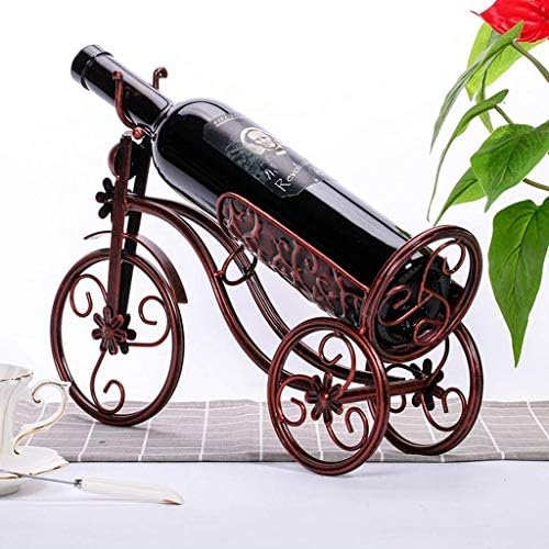 HASMI Freestanding Wrought Iron Wine Rack for Home Kitchen Bar Cellar