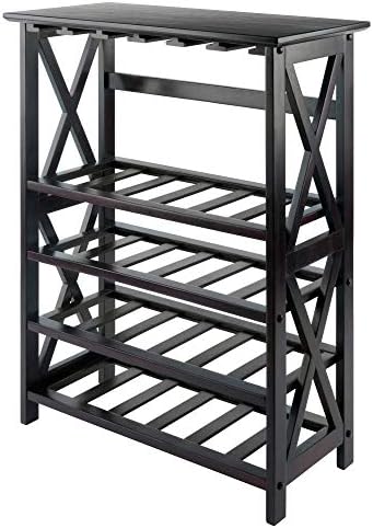 Winsome Rio Wine Rack 24-Bottle Glass Hanger