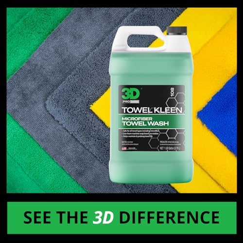 3D Towel Kleen Microfiber Detergent - 1 Gallon