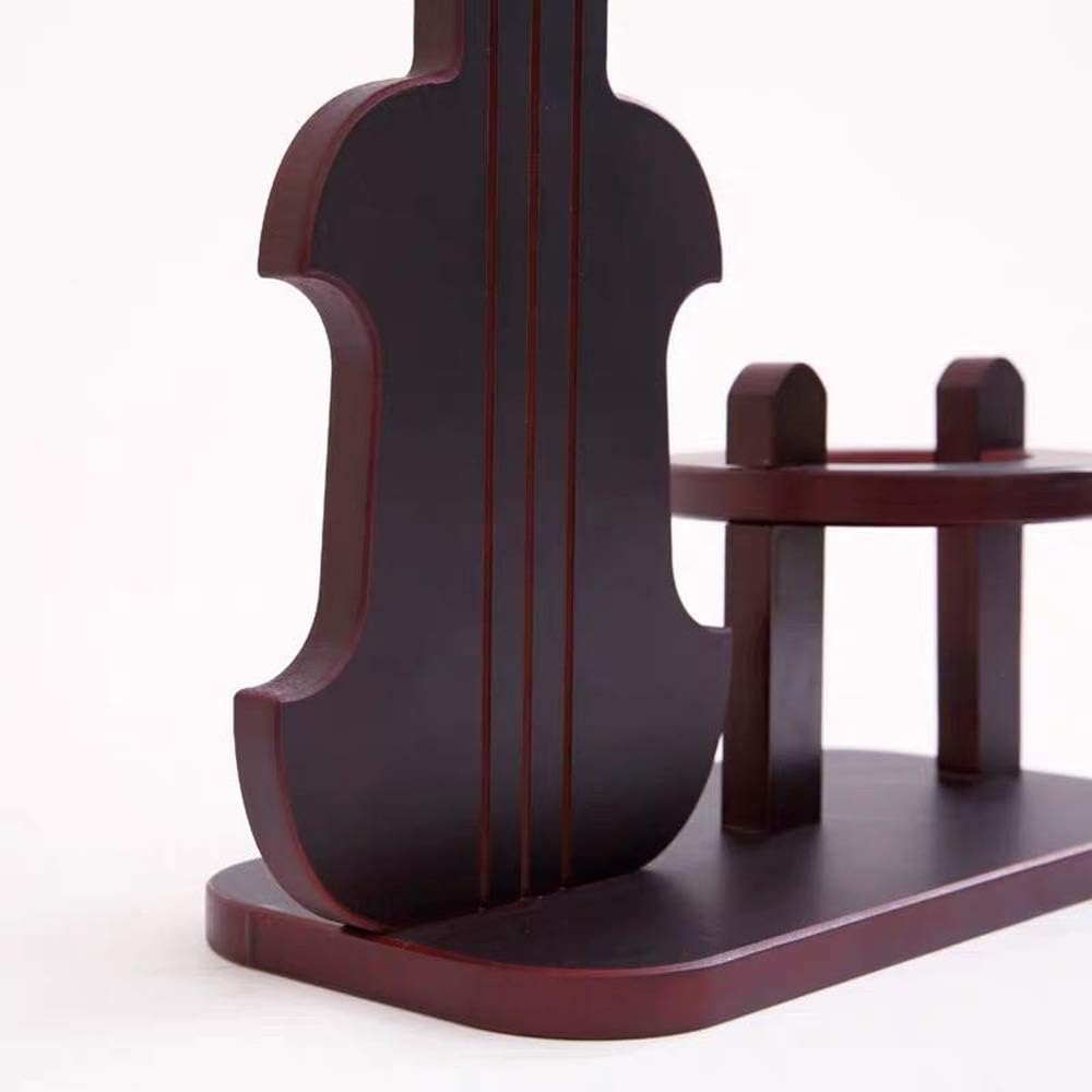 Aeumruch Countertop Wine Rack 1 Bottle 4 Glasses