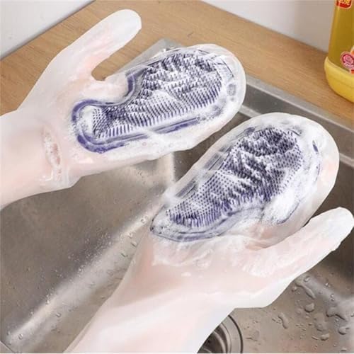Cetzork Reusable Silicone Dishwashing Gloves