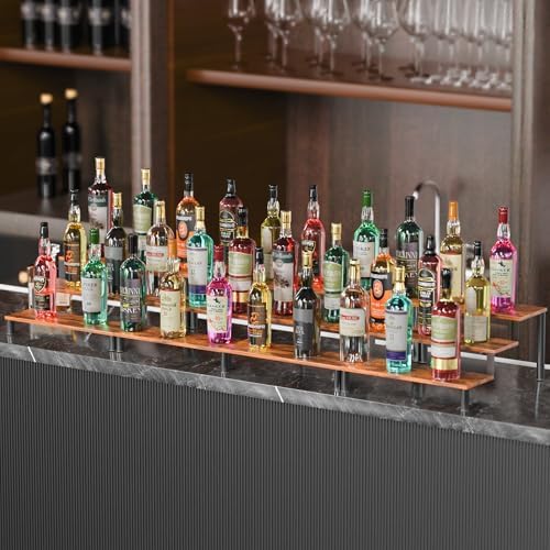 4 Pack Stackable Bottle Storage Rack for Water Bottles and Wine