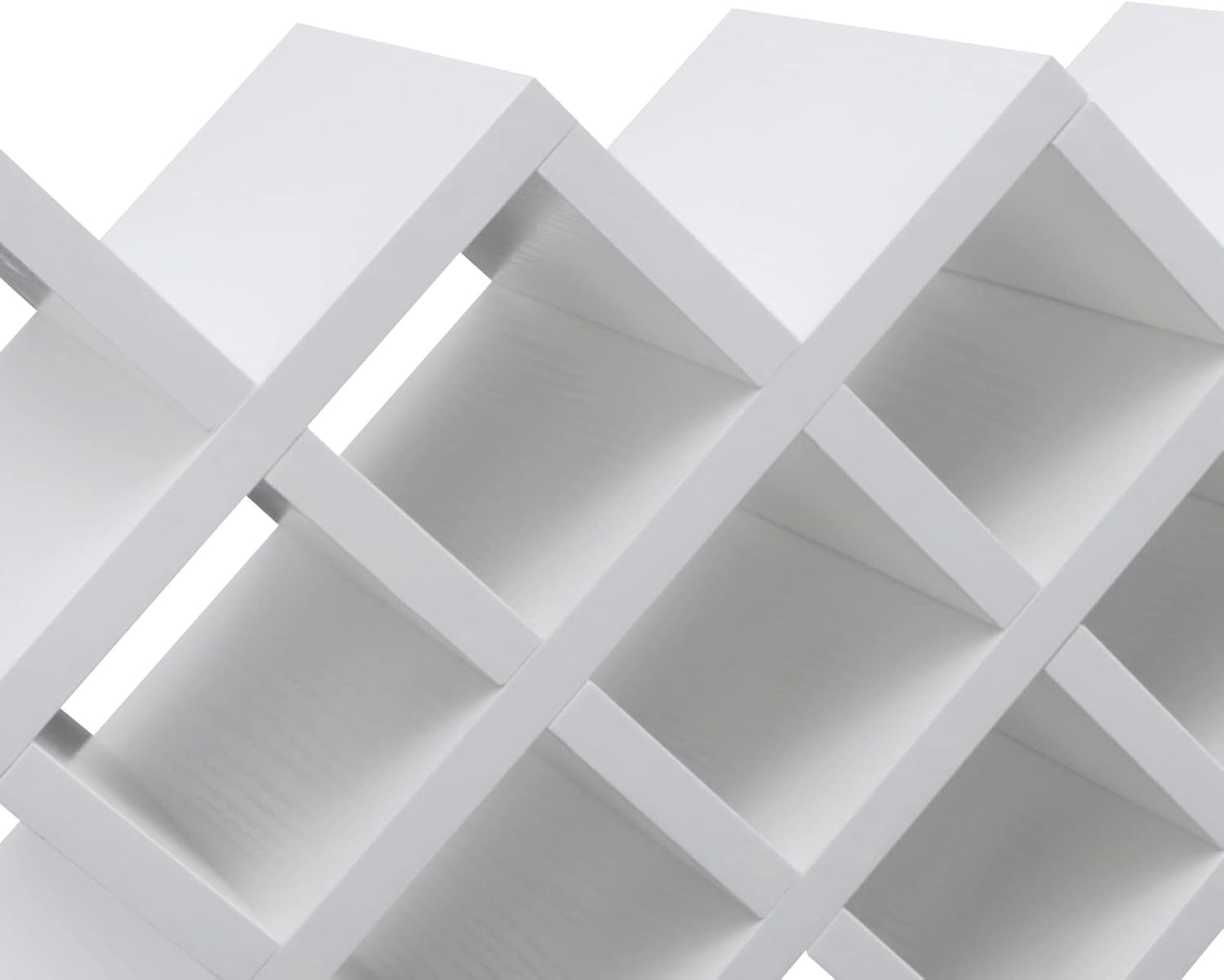 10 Cell Wine Rack with Lattice Design