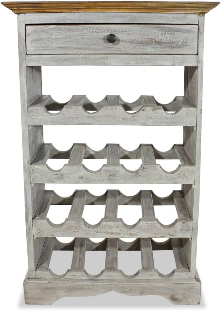 ZQQLVOO Freestanding Wine Rack with Drawer