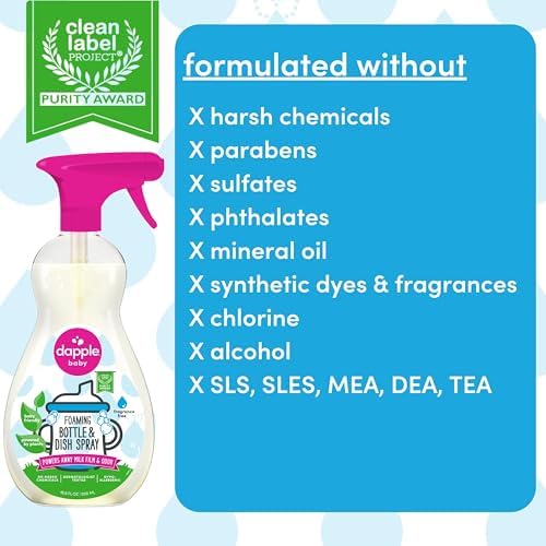 Dapple Baby Foaming Dish Soap 169 Fl Oz Pack of 2