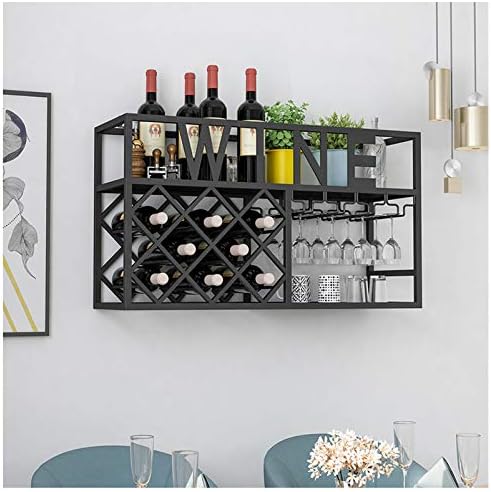Double Freestanding Wine Racks Wall Mounted Cabinet