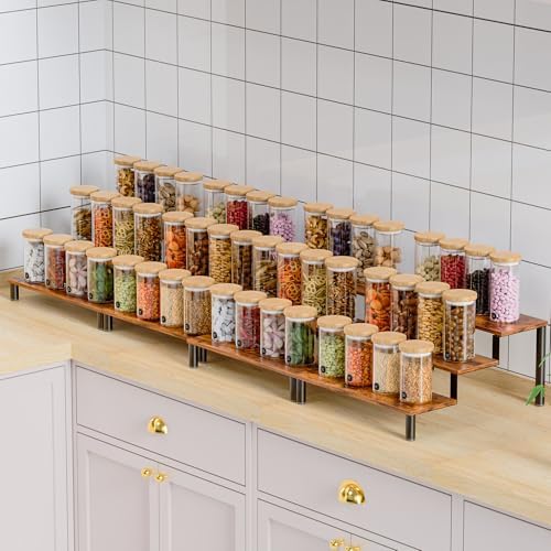 4 Pack Stackable Bottle Storage Rack for Water Bottles and Wine