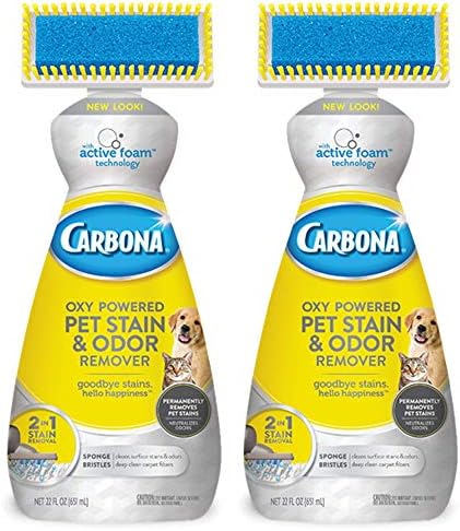 Carbona Oxy-Powered Pet Stain Remover 22 Fl Oz 2 Pack