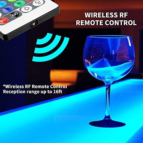 TOYOCC 2 Tier LED Liquor Shelf with Remote Control 1