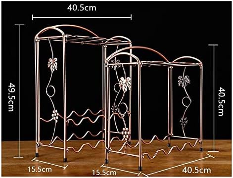 ALDEPO Bronze Tabletop Wine Rack Organizer