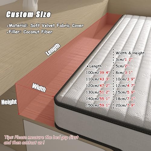 NEVKA Full Size Headboard Gap Filler Pillow