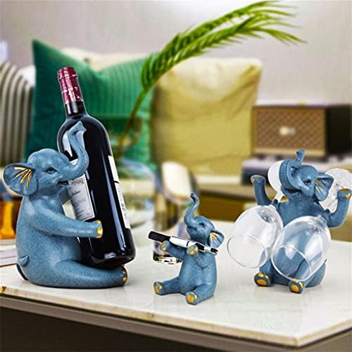 YYDS Wine Rack with Golden Embellishment and Diamond Inlay