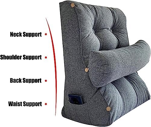 COZMAX Reading Pillow with Neck and Lumbar Support