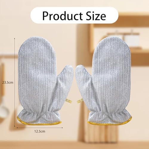 Jhazala Wire Dishwashing Gloves with Diamond Mesh