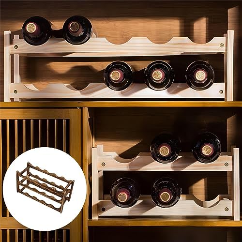 Zerodis 3 Layer Wine Rack with 15 Bottles Capacity