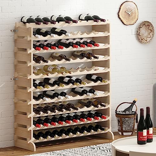 DlandHome 100-Bottle Freestanding Wine Rack 10 Tier
