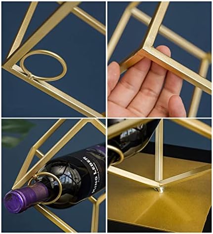 ALDEPO Bronze Tabletop Wine Rack Organizer