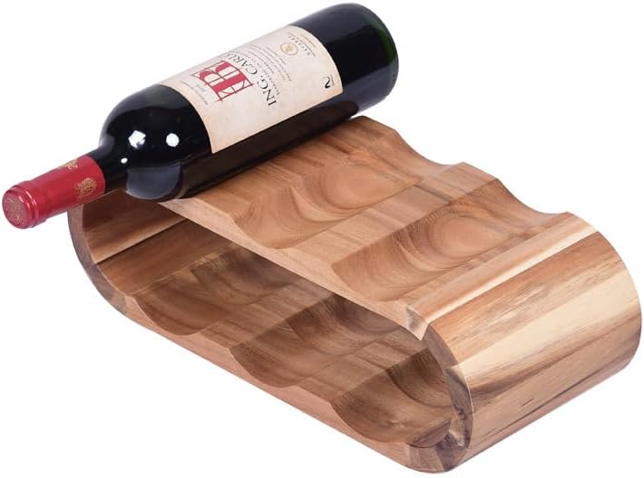 CRYSTA MTT Wooden Wine Rack for 6 Bottles