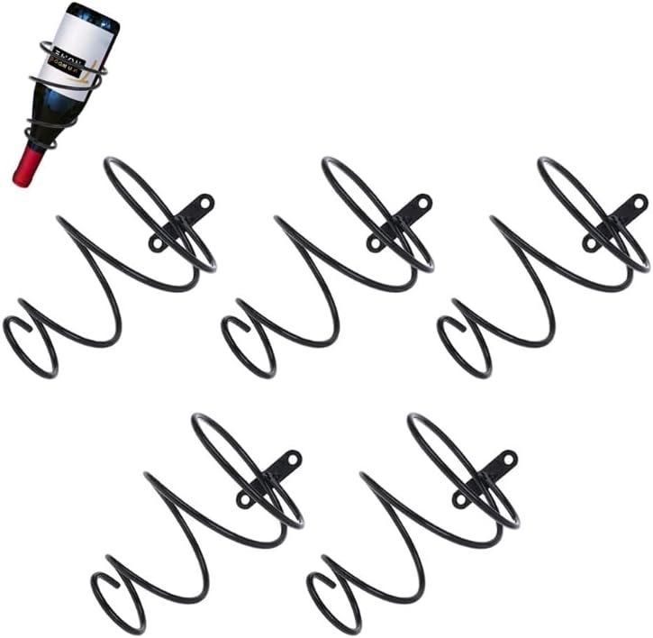 SHQ 5-Piece Wall Mounted Wine Rack Set