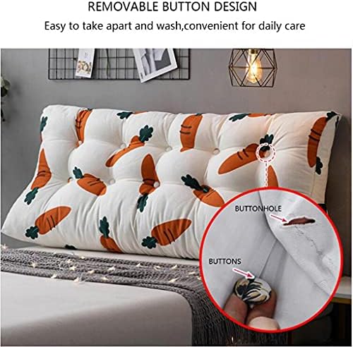 ZZYK Headboard Cushion Fleece Triangular Support Pillow