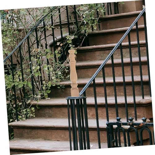 Ciieeo Solid Wood Wine Cabinet with Roman Column Spindles 1