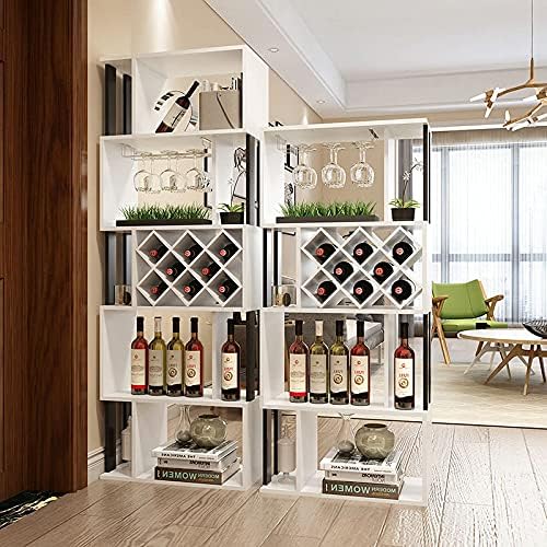 Freestanding 5-Tier Wood Wine Rack for Home Decor
