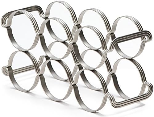 Mango Steam 6 Bottle Wine Rack - Silver 1