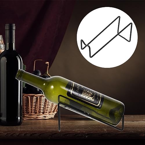 Homoyoyo 2pcs Metal Wine Rack for Kitchen and Home Use