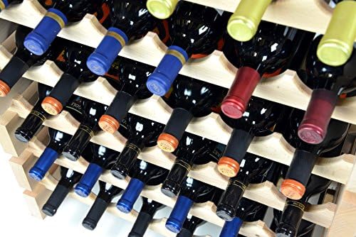 sfDisplaycom LLC 72 Bottle Wine Rack Modular Hardwood