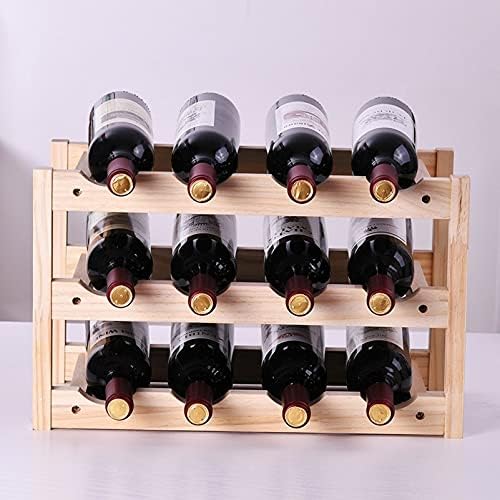 SYCARPET Stackable Wine Rack with 3 Layers