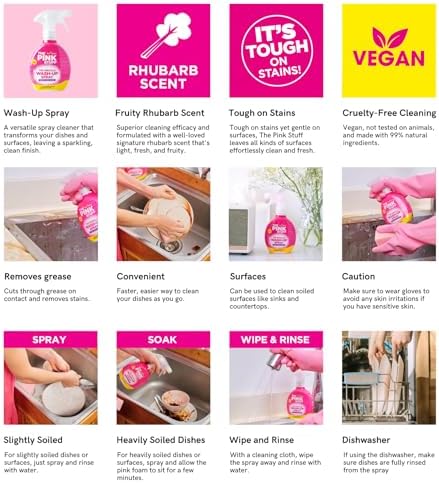 The Pink Stuff Stardrops Miracle Wash Up Spray 1