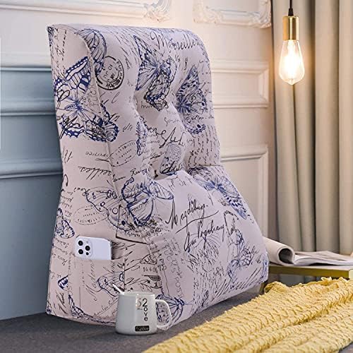 VERCART Reading Pillow with Curved Design