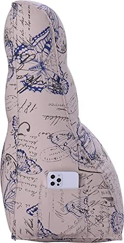 VERCART Reading Pillow with Curved Design