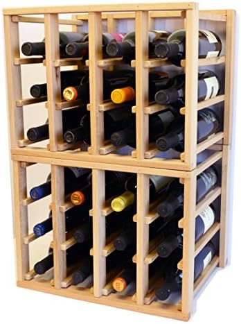 24 Bottle Modular Stackable Wine Rack
