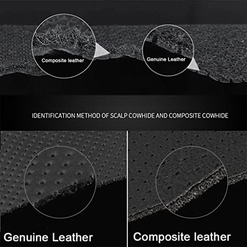 ERTXGBA Leather Car Neck Pillow with Memory Foam 1