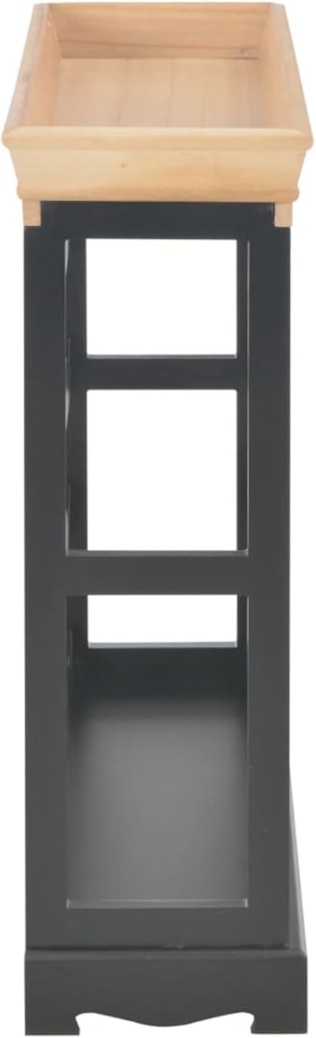 Jiaocha Freestanding Wine Cabinet with 4 Shelves and Top Tray