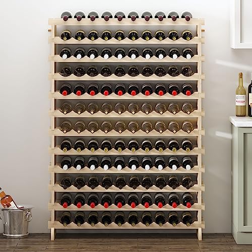sogesfurniture Floor Wine Racks 120 Slots