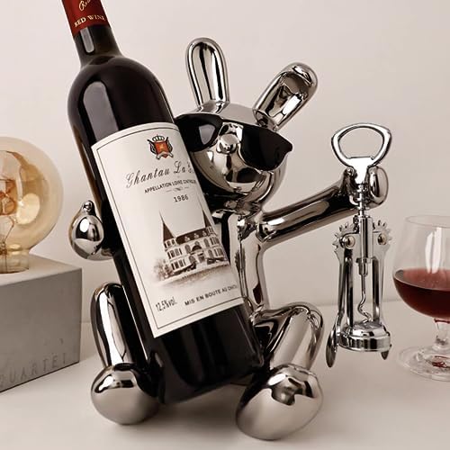 Linxia Tabletop Wine Rack with Corkscrew