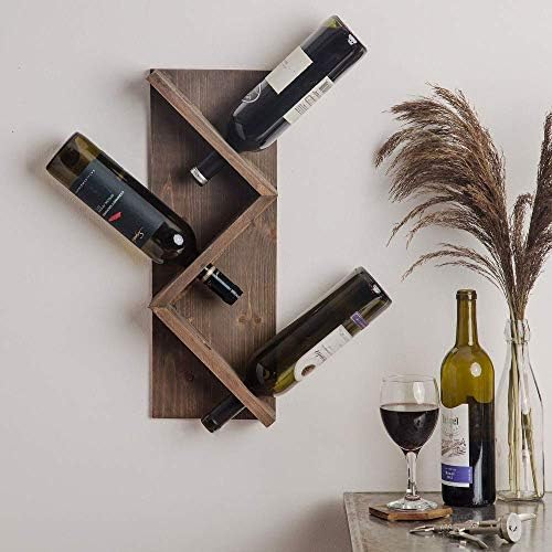 Home Essentials 16x10 Wood Wine Rack Shelf