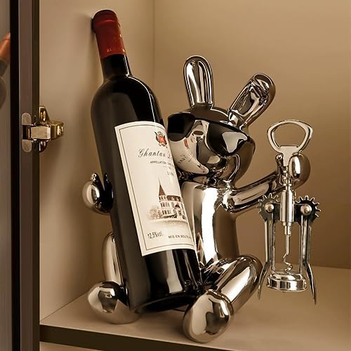 Linxia Tabletop Wine Rack with Corkscrew