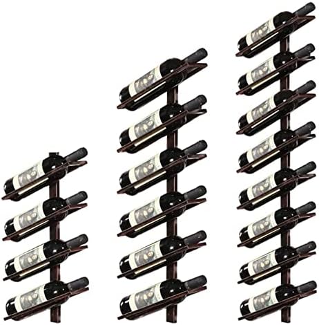 ALDEPO Wall-Mounted Wine Rack 4 Bottle Holder