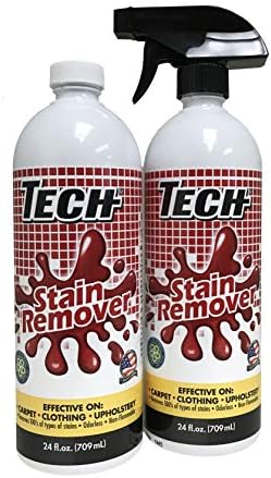 TECH Stain Remover 24 oz 2-Pack for Carpet Clothes Upholstery
