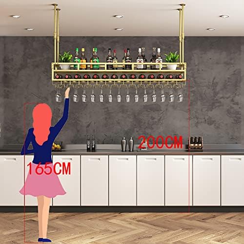 Height Adjustable 2-Layer Wall Wine Rack