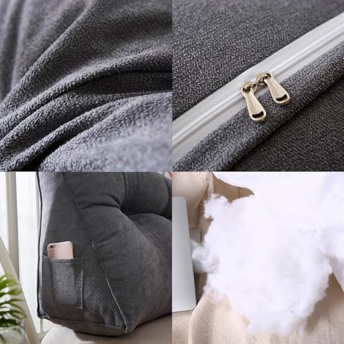 DLLDLGG Bed Wedge Pillow - Comfortable Adjustable Multi-Size