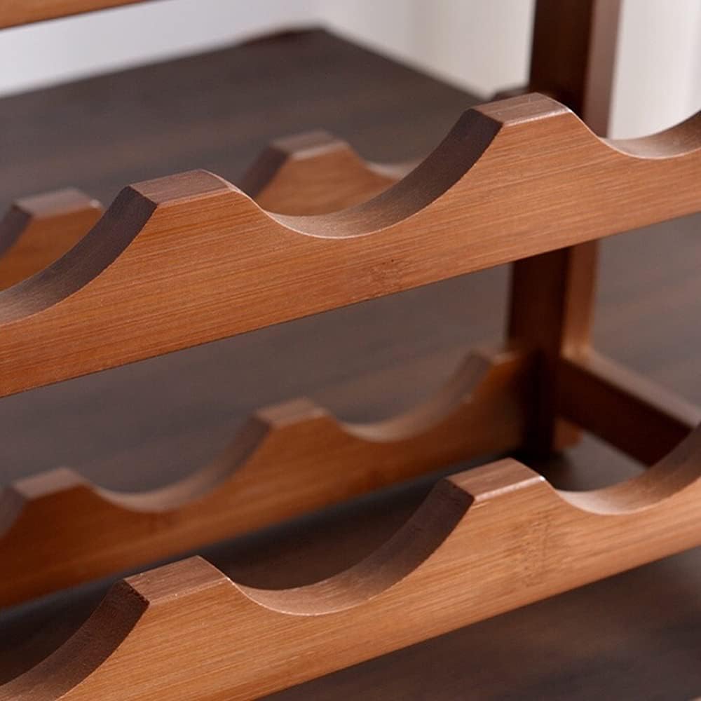 Aeumruch Freestanding 3 Tier Wine Rack for 12 Bottles