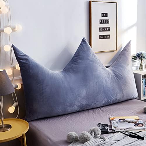ZZYK 59 Solid Color Crown Shape Reading Pillow
