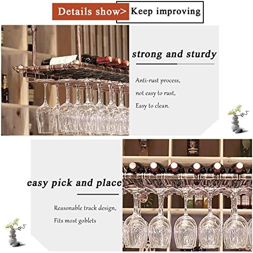 ZJDYDY Wall-Mounted Wine Rack with Adjustable Height