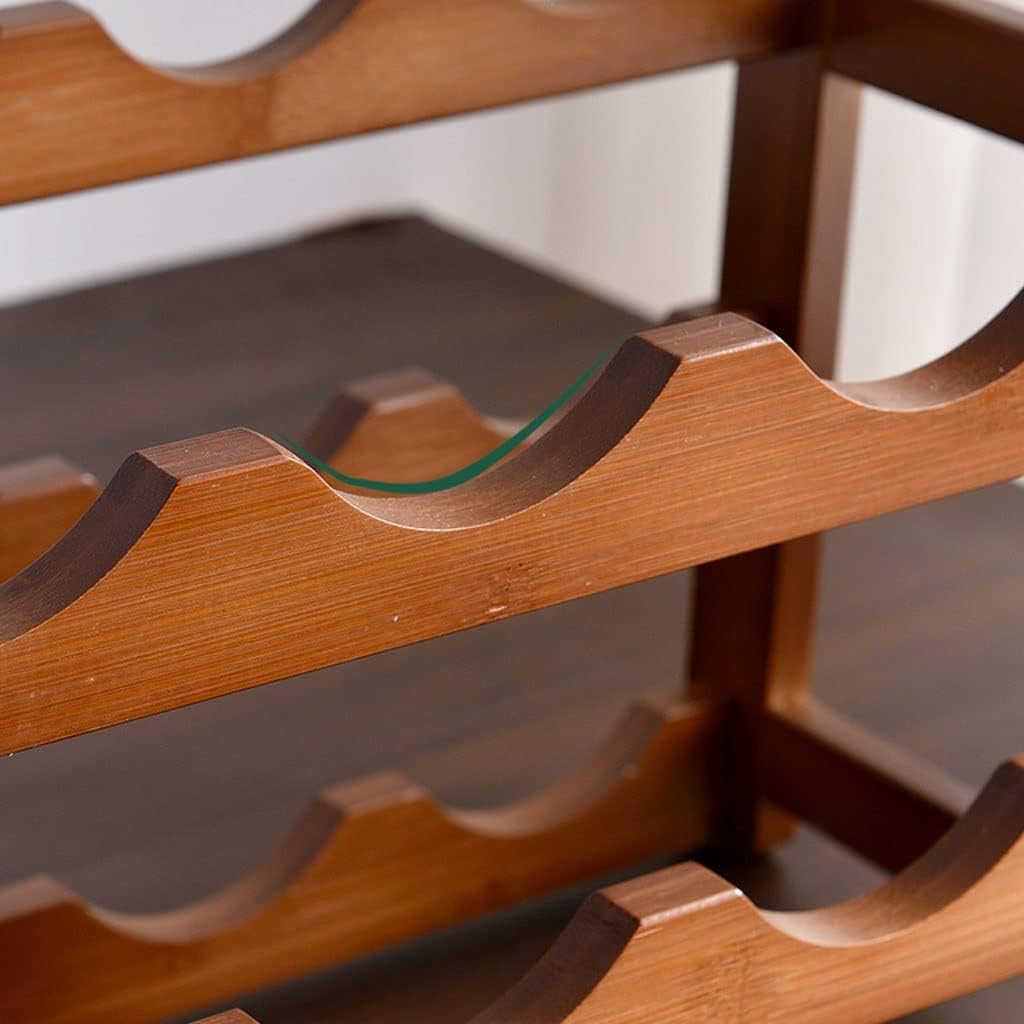 Bamboo Wine Rack with 234 Tiers for Home Bar Storage 1